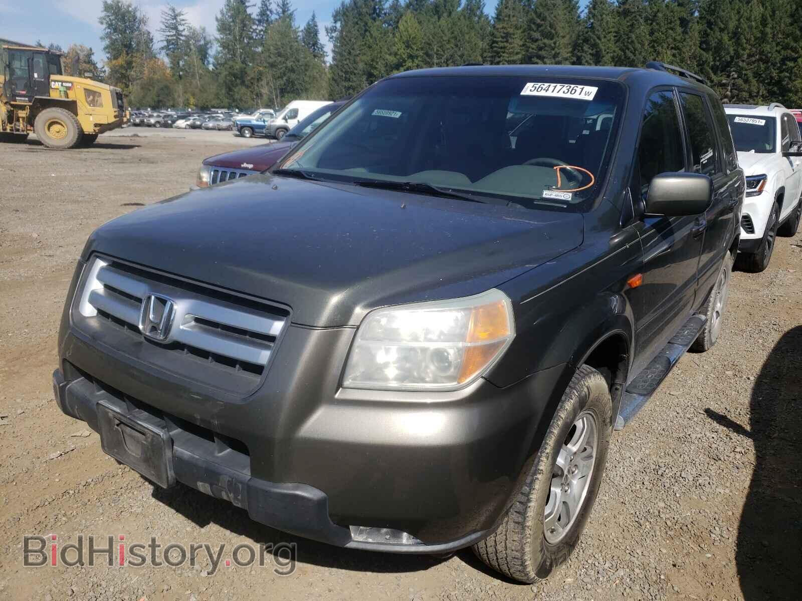 2006 HONDA PILOT - VIN: 5FNYF28796B050405 - Photo 2