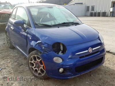 2012 Fiat 500 500 Sport, purple — VIN 3C3CFFBR7CT113529, Copart