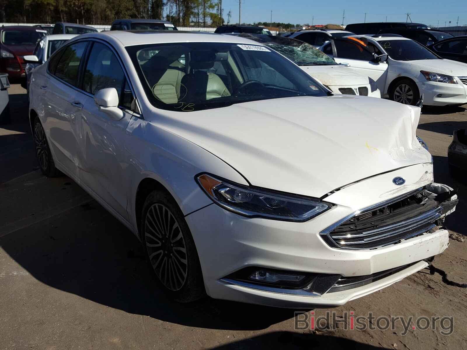 Photo 3FA6P0T96HR338410 - FORD FUSION 2017