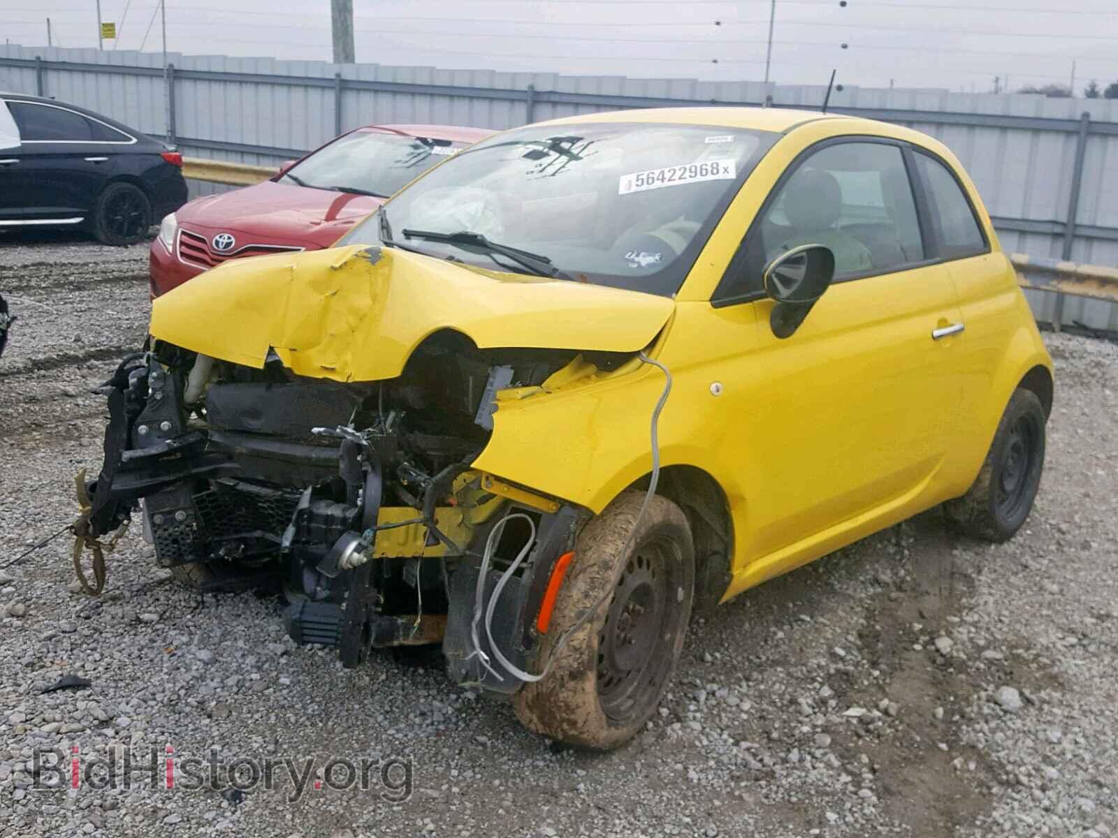 2012 FIAT 500 - VIN: 3C3CFFAR5CT126815 - Фото 2