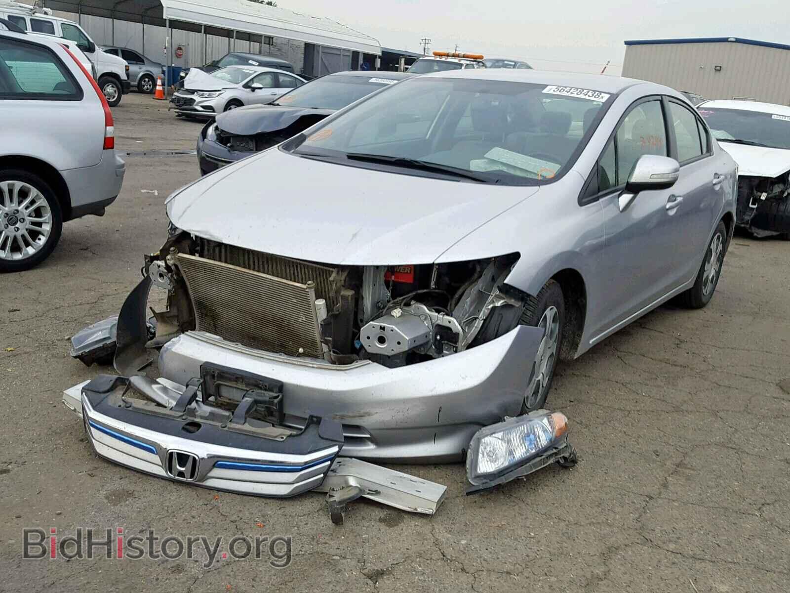 2012 HONDA CIVIC - VIN: JHMFB4F25CS010549 - Photo 2