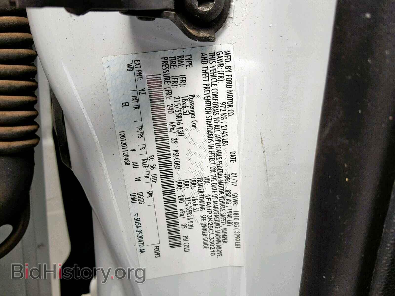 2012 FORD FOCUS - VIN: 1FAHP3K25CL330210 - Photo 10