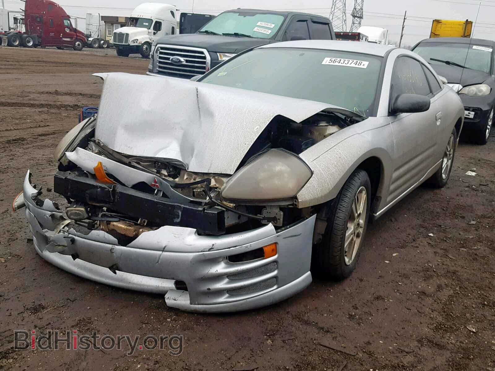 2002 MITSUBISHI ECLIPSE - VIN: 4A3AC34G72E052412 - Фото 2