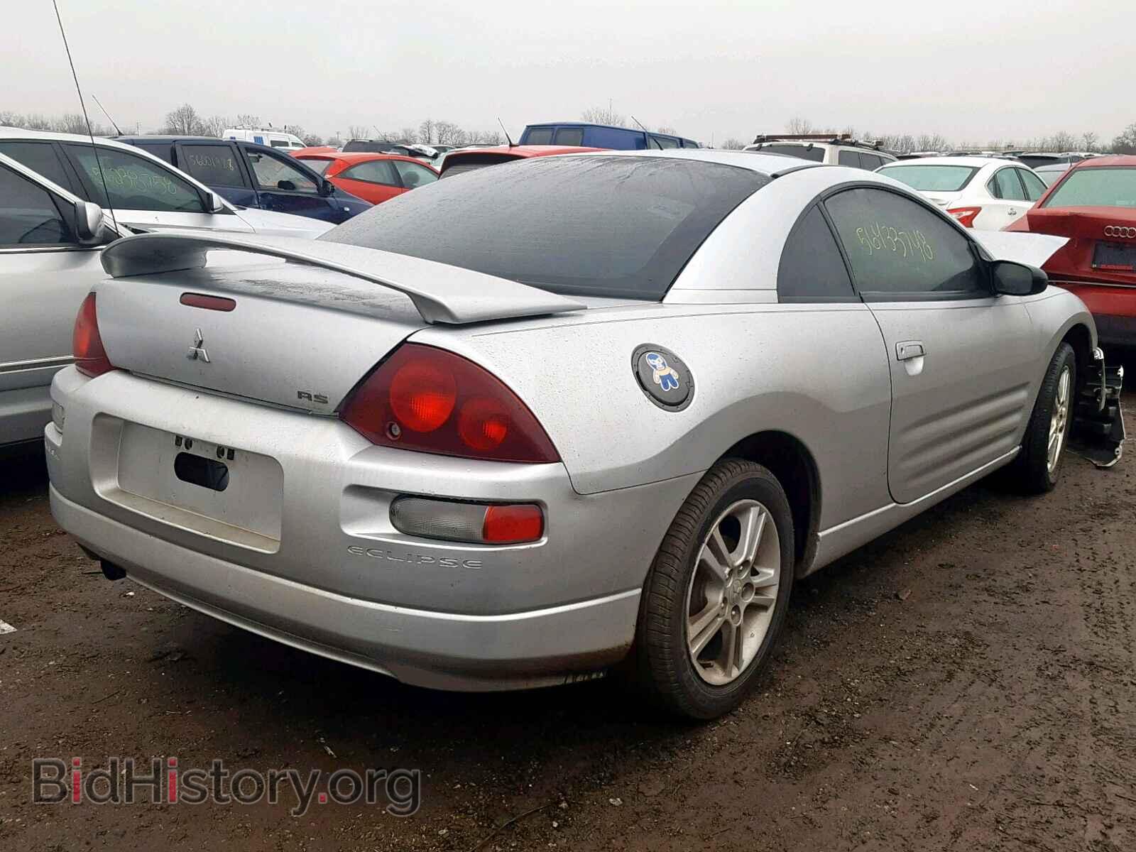 2002 MITSUBISHI ECLIPSE - VIN: 4A3AC34G72E052412 - Фото 4