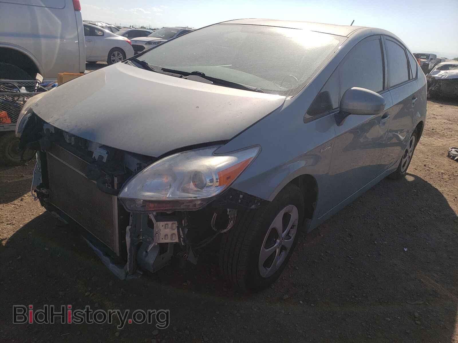 2012 TOYOTA PRIUS - VIN: JTDKN3DU2C1538271 - Фото 2