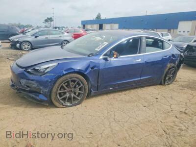 2018 Tesla MODEL 3, синий — VIN 5YJ3E1EB6JF090272, Copart