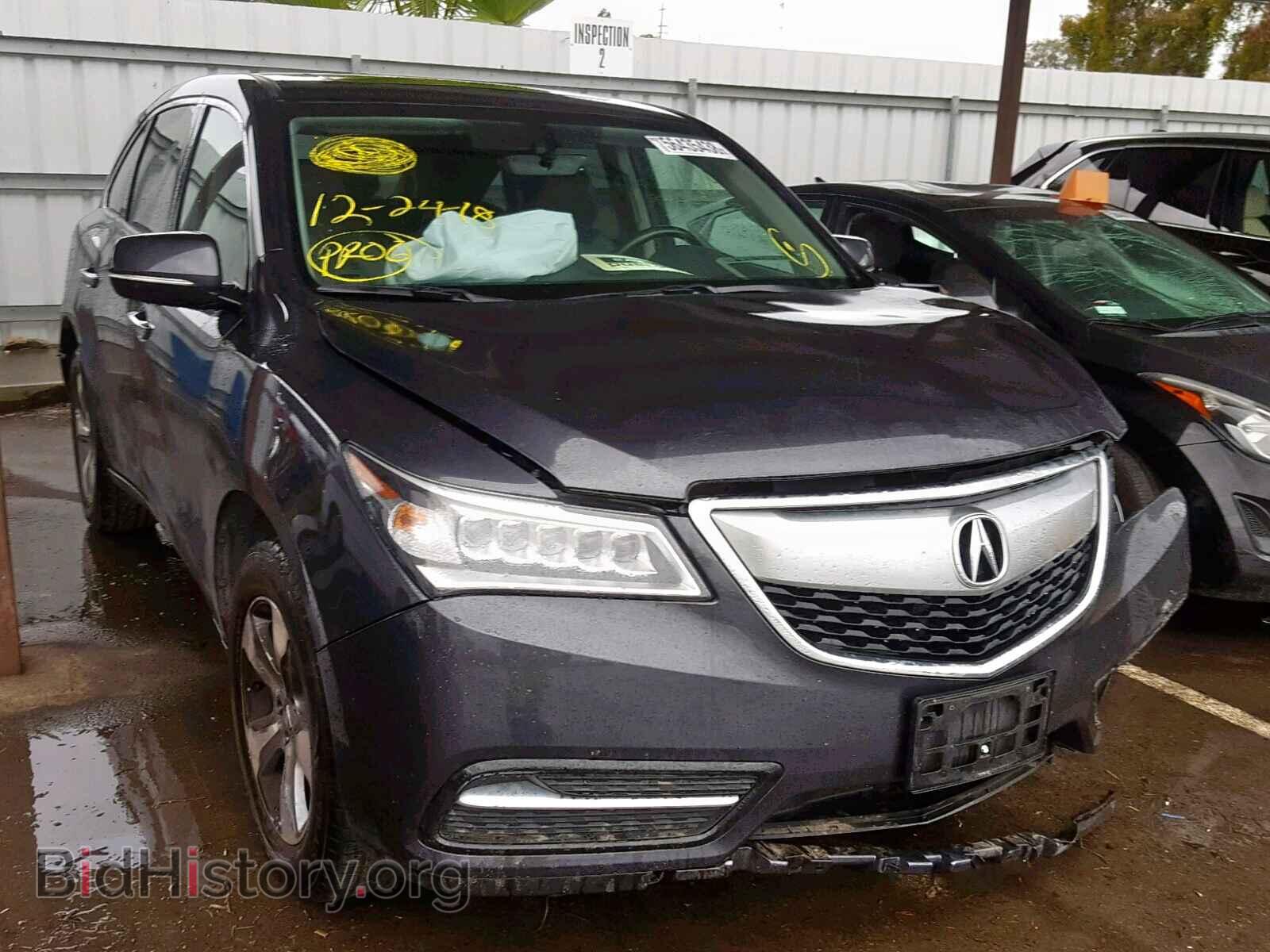 Photo 5FRYD4H25GB044767 - ACURA MDX 2016