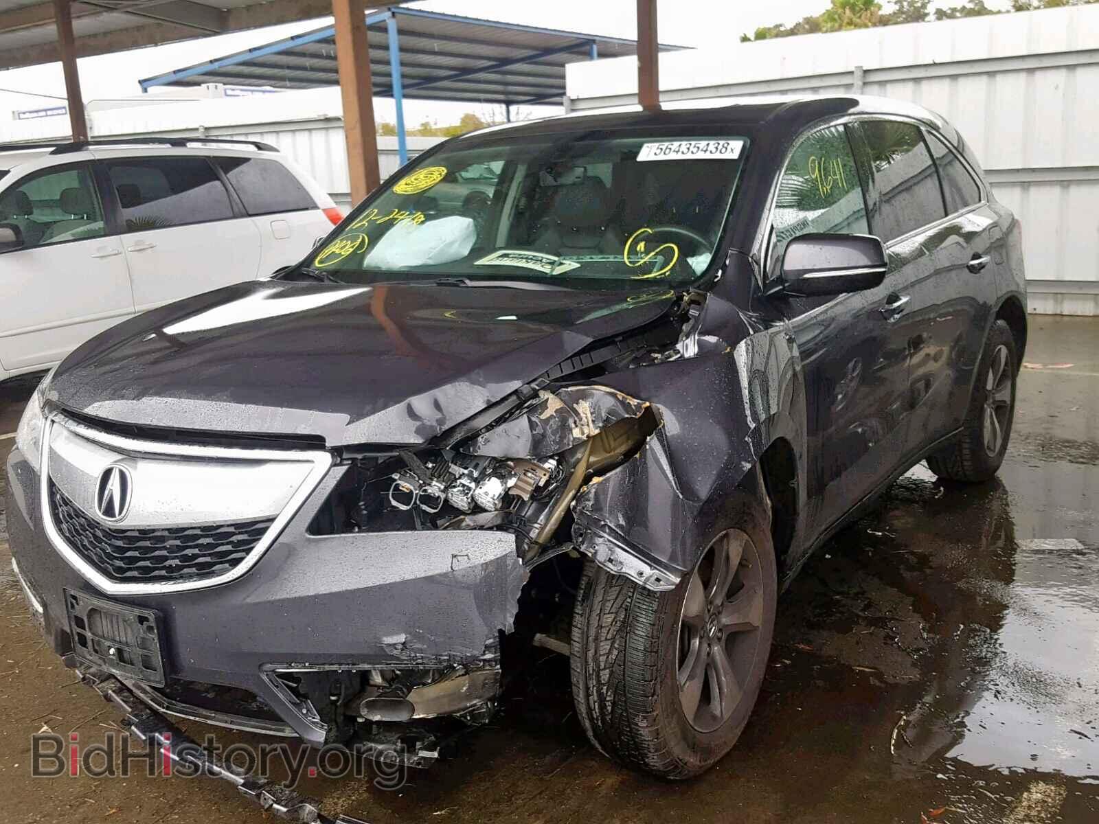 2016 ACURA MDX - VIN: 5FRYD4H25GB044767 - Фото 2