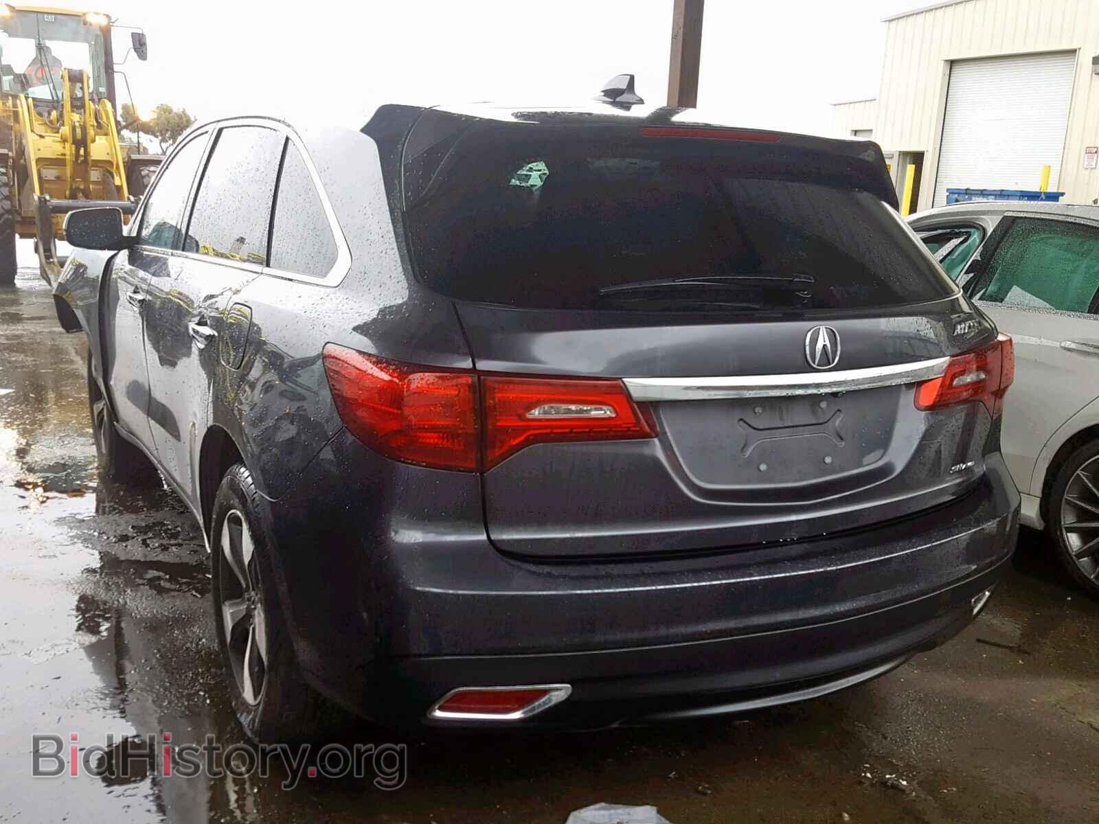 2016 ACURA MDX - VIN: 5FRYD4H25GB044767 - Фото 3