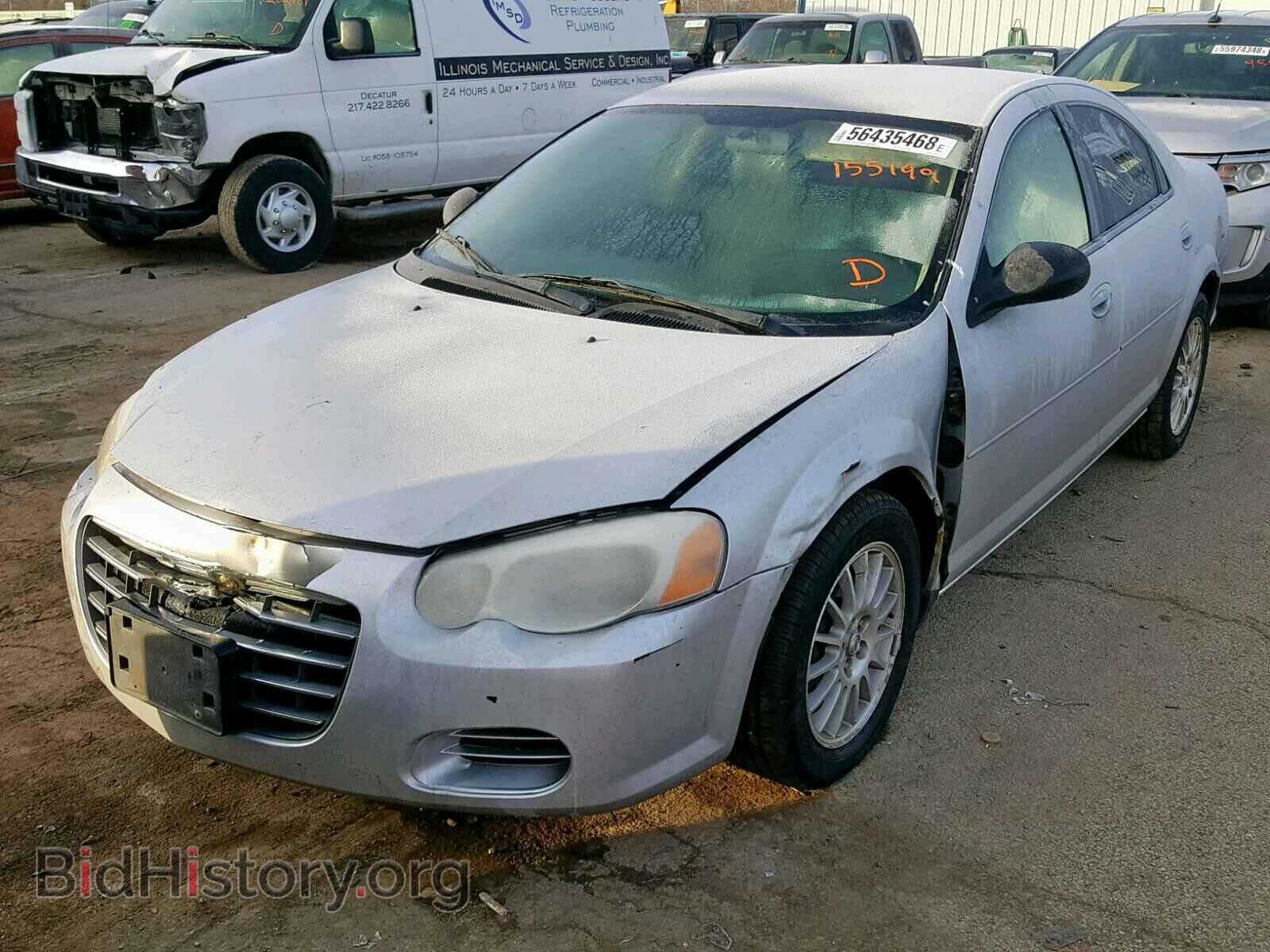 2004 CHRYSLER SEBRING - VIN: 1C3EL46XX4N281911 - Фото 2