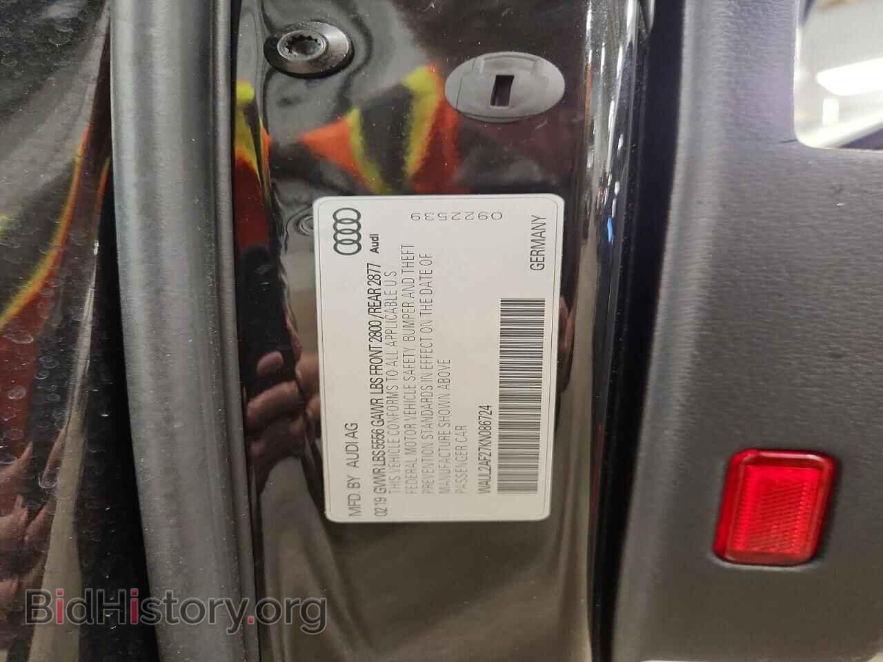 2019 AUDI A6 - VIN: WAUL2AF27KN086724 - Photo 12
