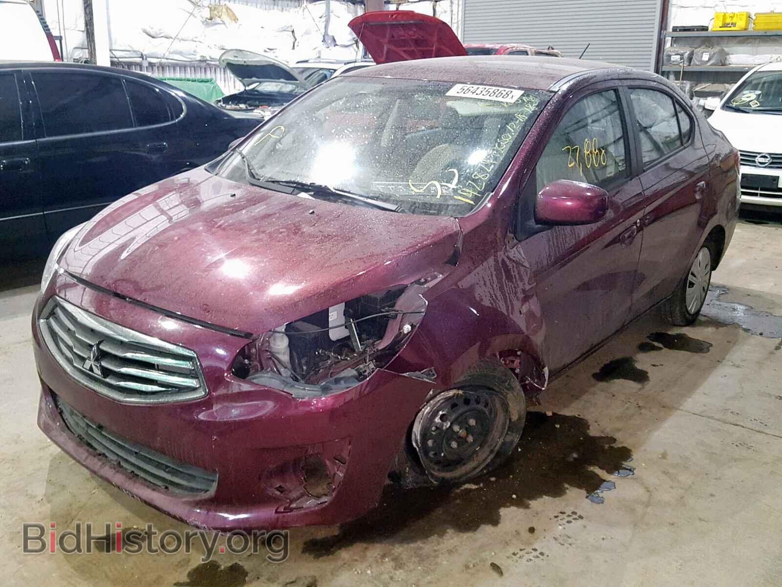 2017 MITSUBISHI MIRAGE - VIN: ML32F3FJ5HHF11103 - Фото 2