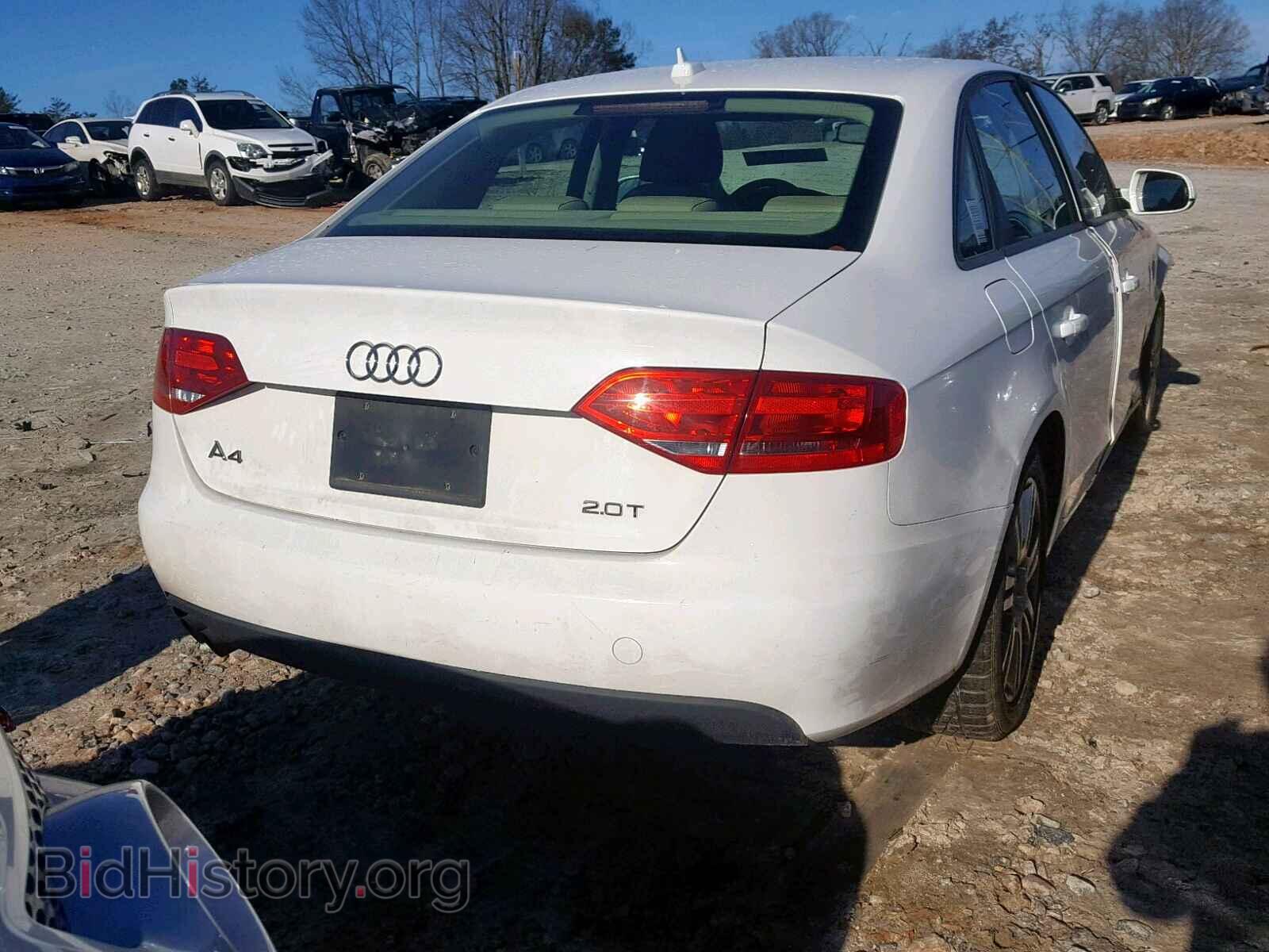 2010 AUDI A4 - VIN: WAUAFAFL7AN024128 - Фото 4