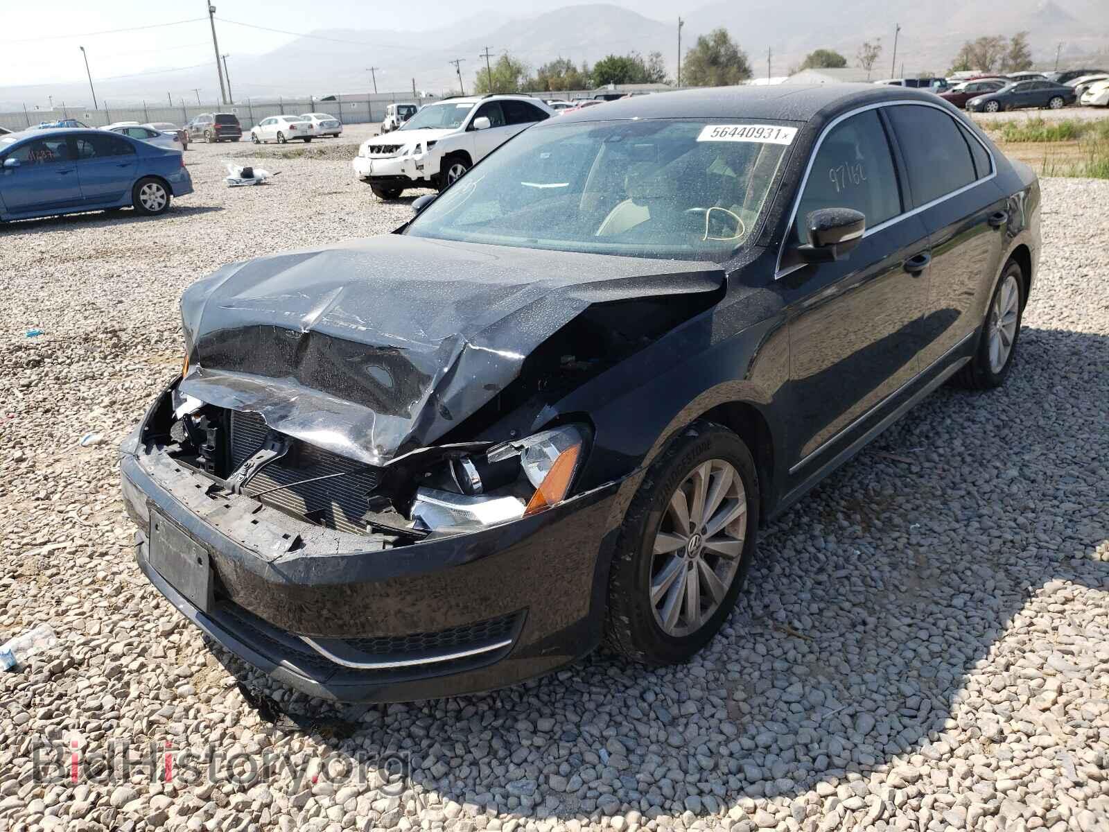 2013 VOLKSWAGEN PASSAT - VIN: 1VWCH7A37DC014714 - Фото 2