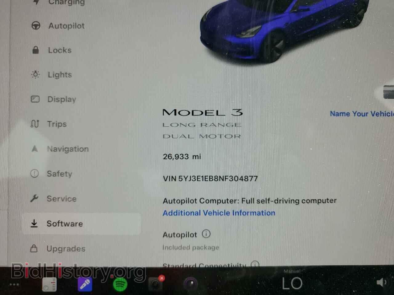 2022 TESLA MODEL 3 - VIN: 5YJ3E1EB8NF304877 - Photo 9