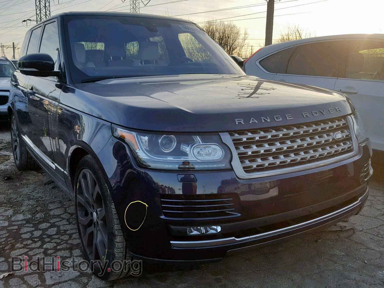 Photo SALGS2FE8HA344116 - LAND ROVER RANGE ROVE 2017