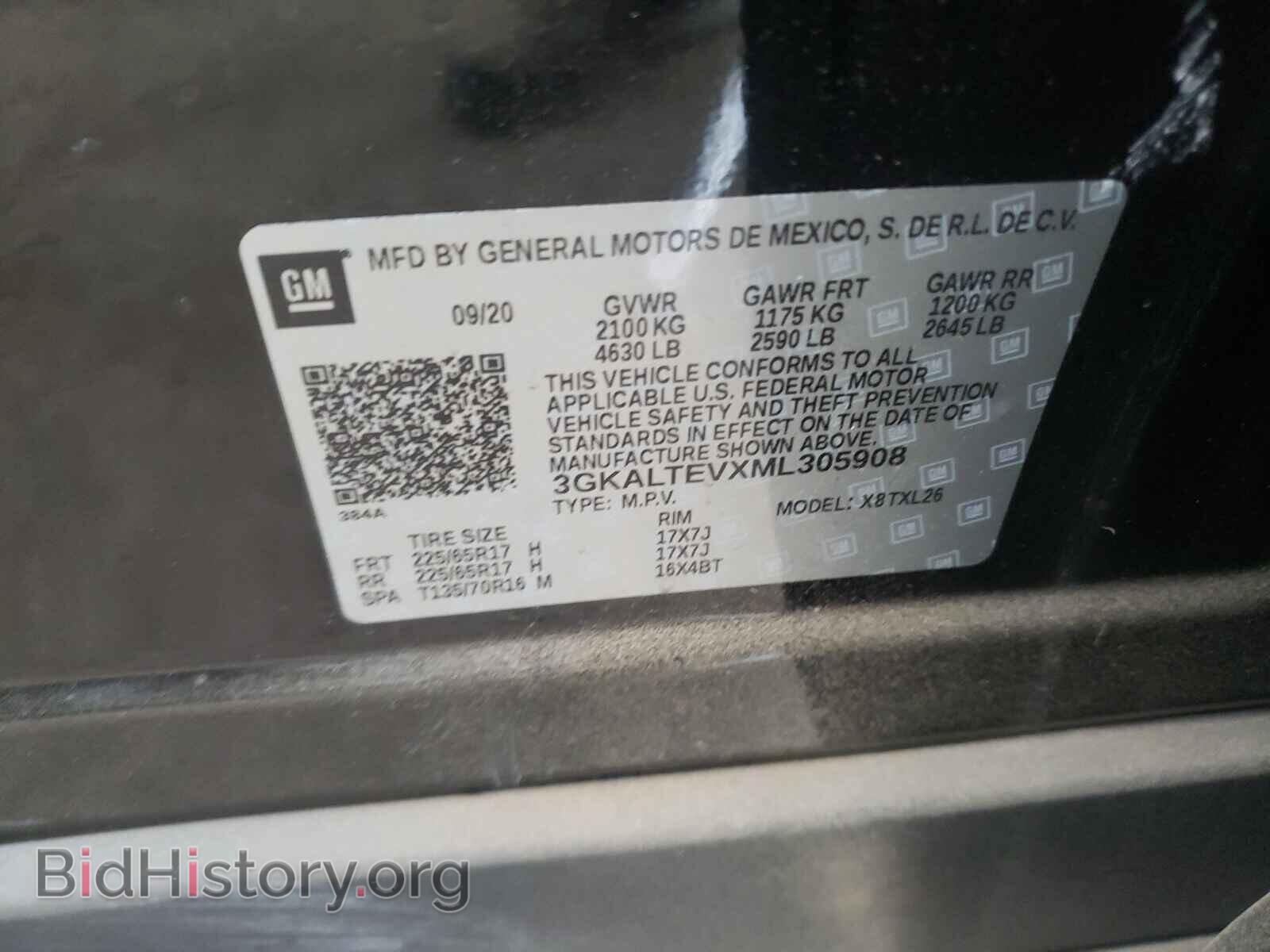2021 GMC TERRAIN - VIN: 3GKALTEVXML305908 - Фото 10