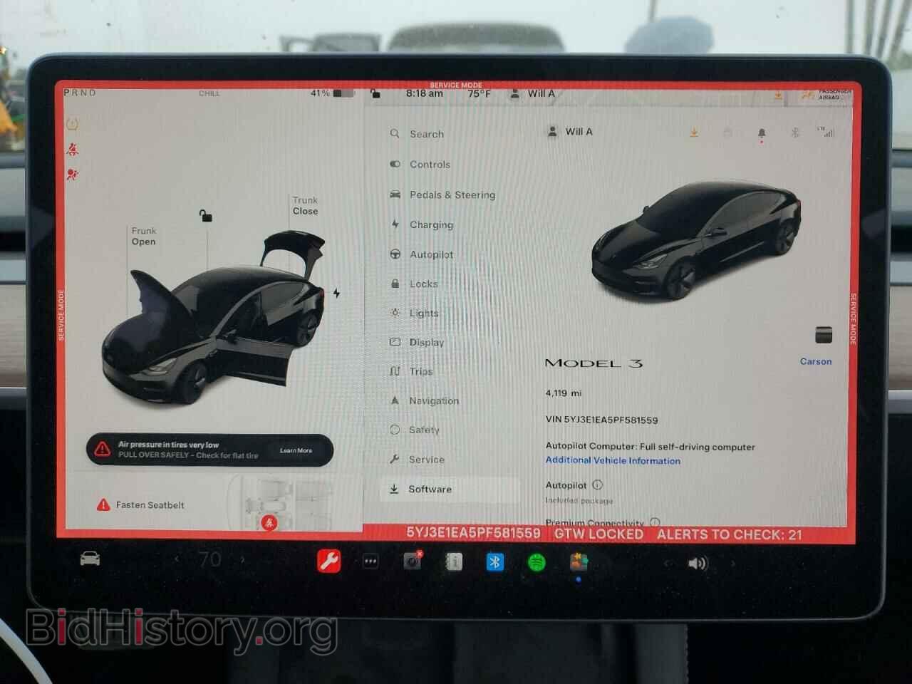 2023 TESLA MODEL 3 - VIN: 5YJ3E1EA5PF581559 - Photo 9