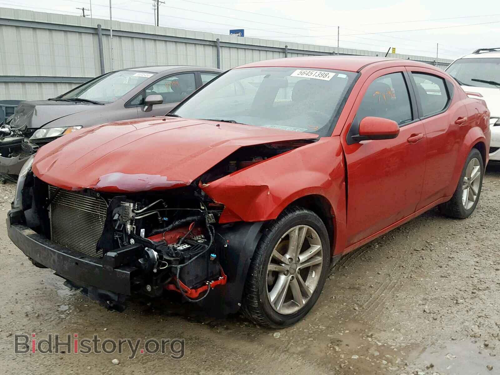 2013 DODGE AVENGER - VIN: 1C3CDZCB7DN614348 - Фото 2