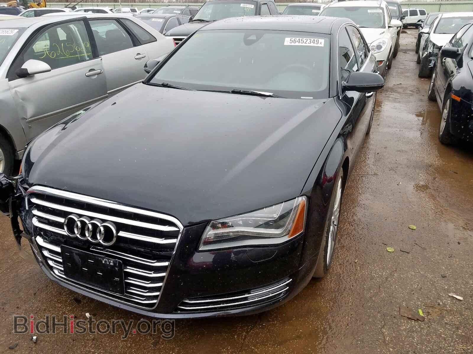 2011 AUDI A8 - VIN: WAURVAFD2BN013649 - Фото 2