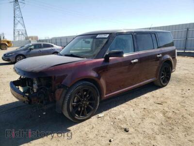 2018 Ford FLEX SEL, burgundy — VIN 2FMGK5C80JBA02107, Copart