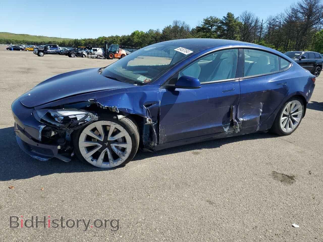 Photo 5YJ3E1EA3NF339754 - TESLA MODEL 3 2022