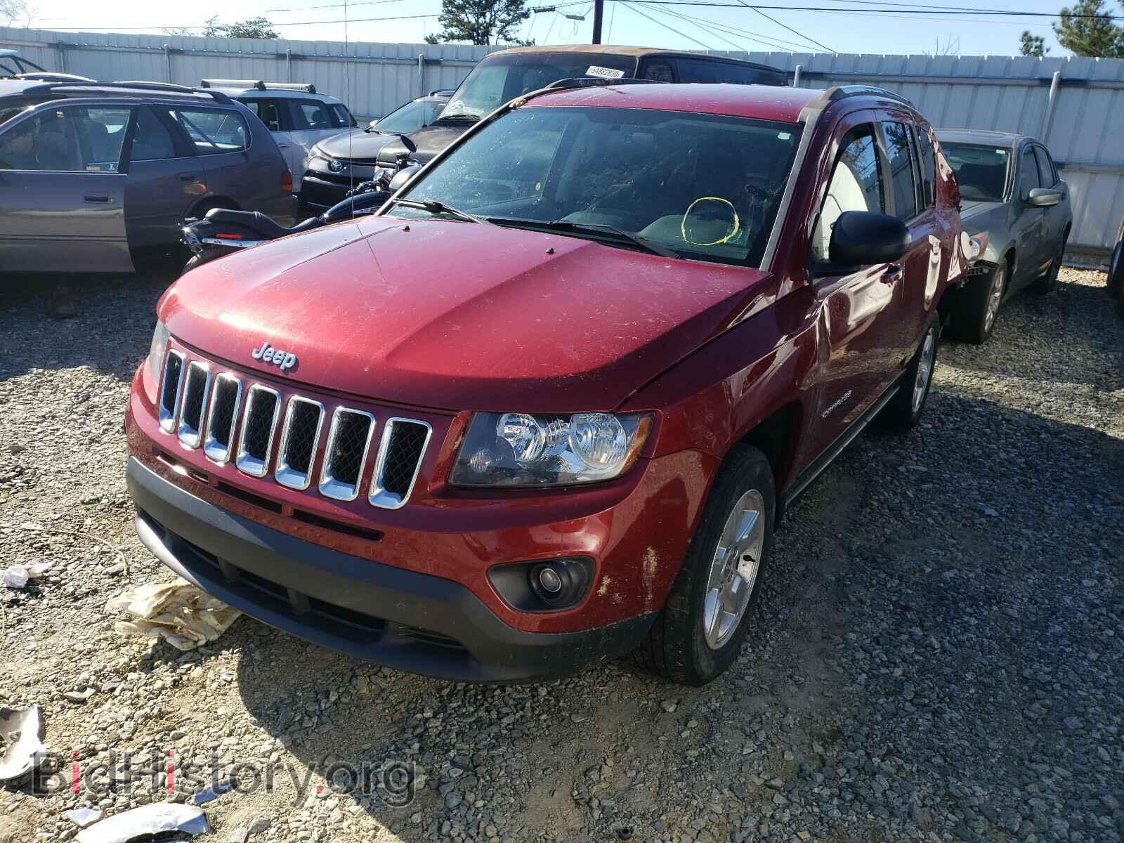 2014 JEEP COMPASS - VIN: 1C4NJCBA3ED843572 - Фото 2
