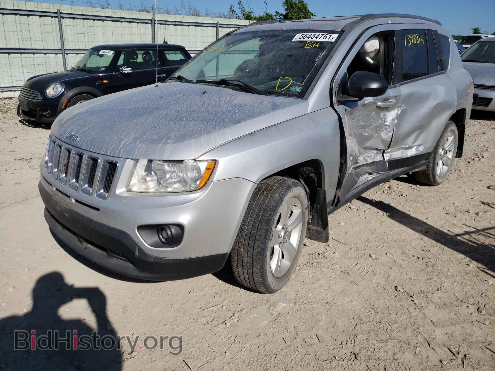 2012 JEEP COMPASS - VIN: 1C4NJDEB0CD572767 - Фото 2