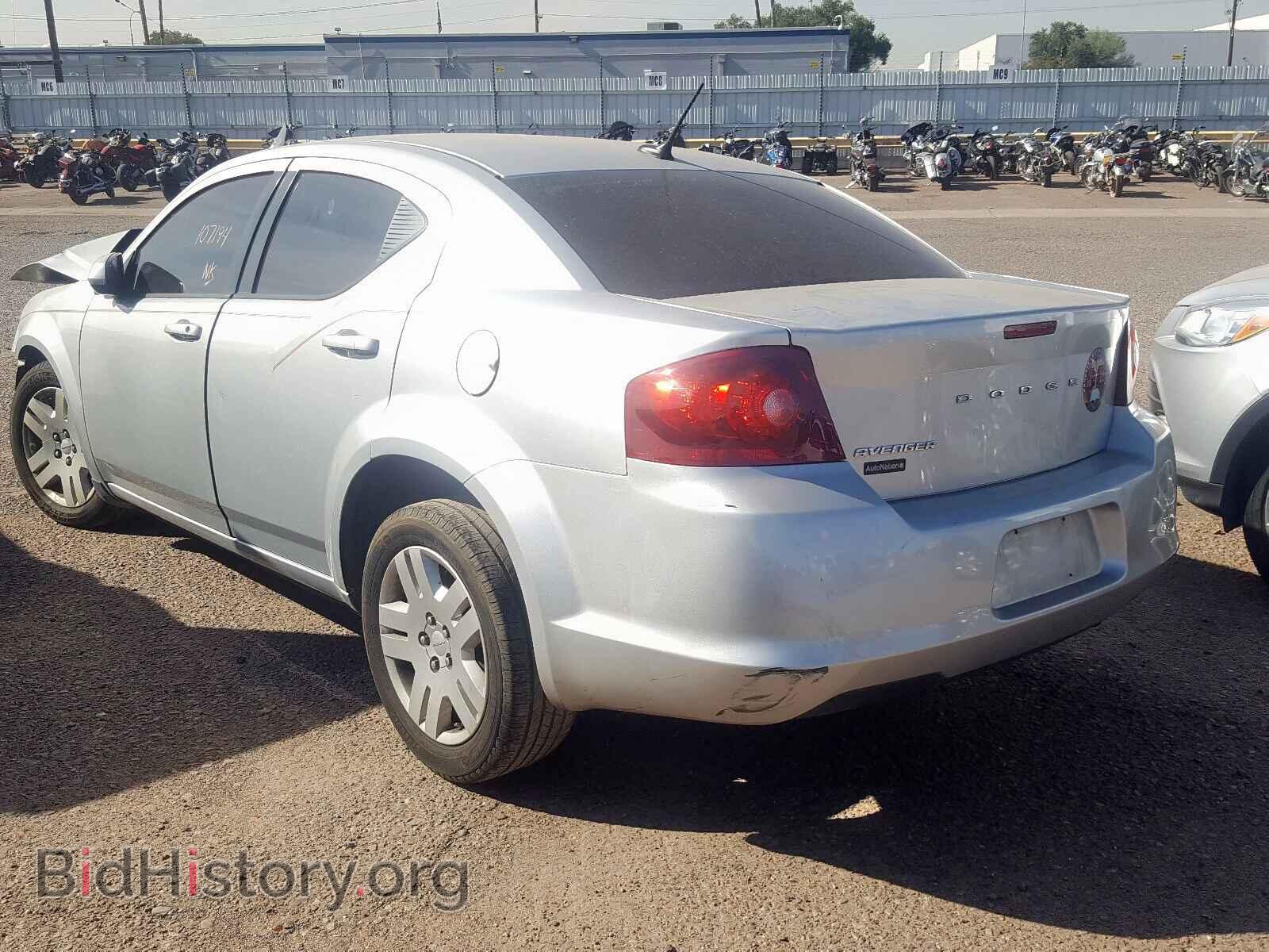 2012 DODGE AVENGER - VIN: 1C3CDZCB1CN133333 - Фото 3