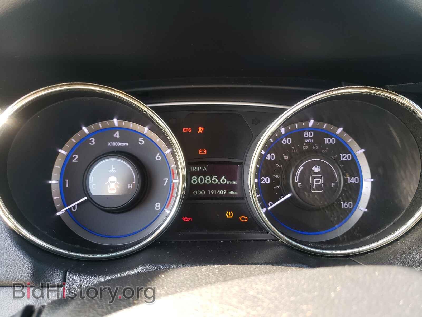 2012 HYUNDAI SONATA - VIN: 5NPEC4AC3CH313418 - Фото 8