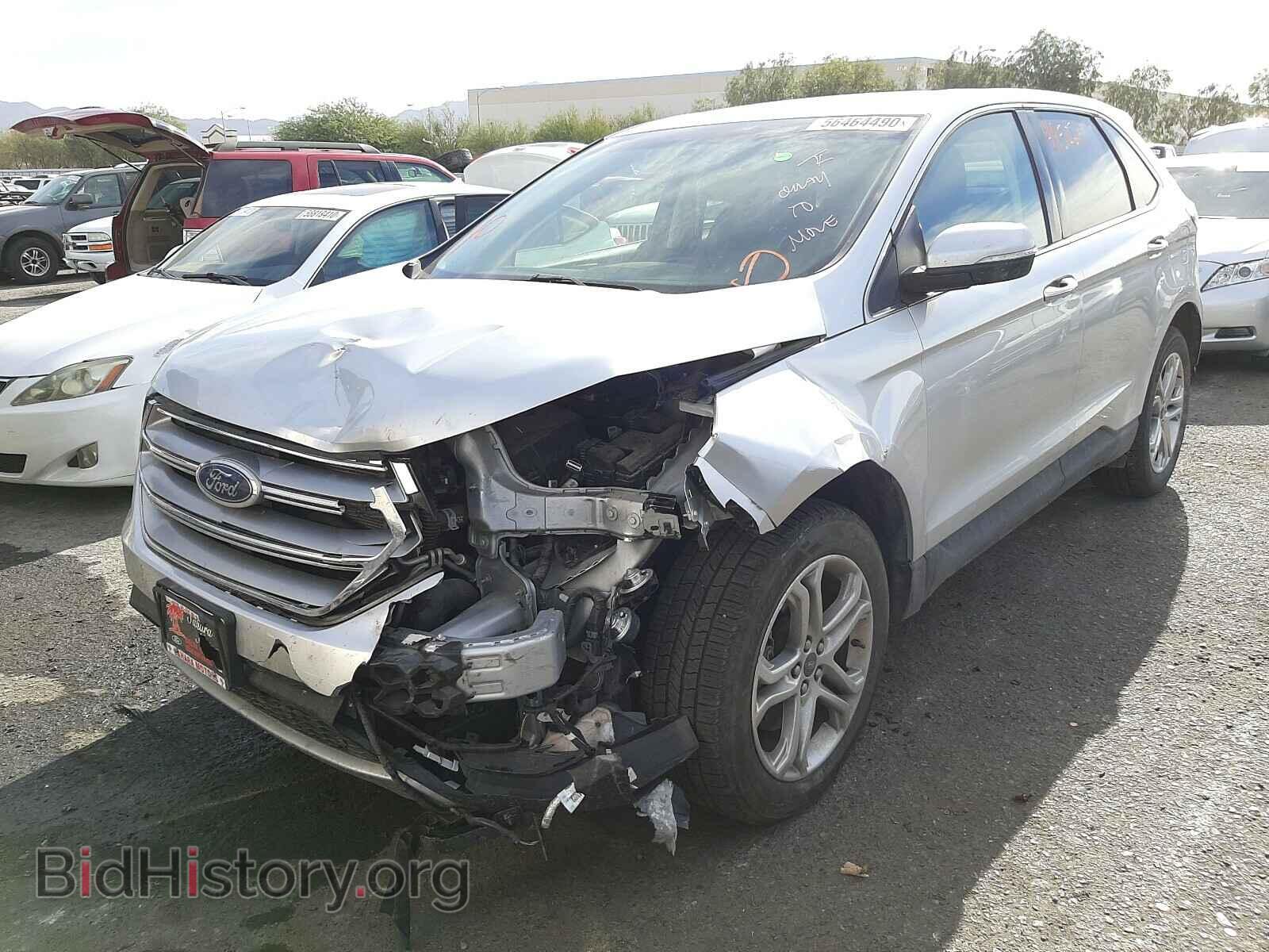2017 FORD EDGE - VIN: 2FMPK4K91HBC03755 - Фото 2