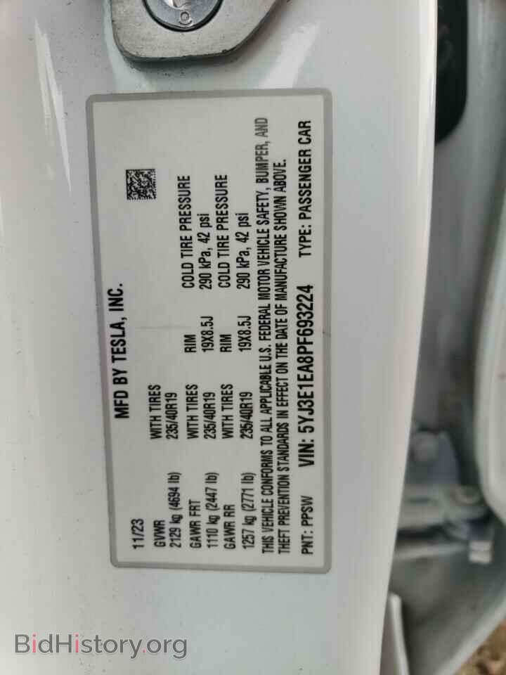 2023 TESLA MODEL 3 - VIN: 5YJ3E1EA8PF693224 - Photo 13
