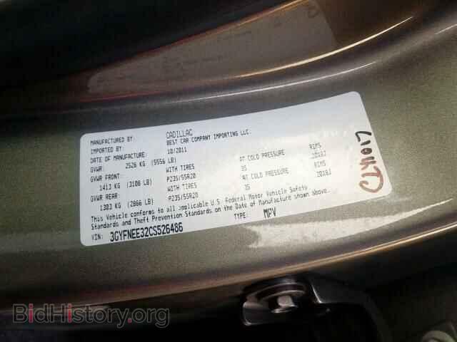 2012 CADILLAC SRX PERFOR - VIN: 3GYFNEE32CS526486 - Photo 10