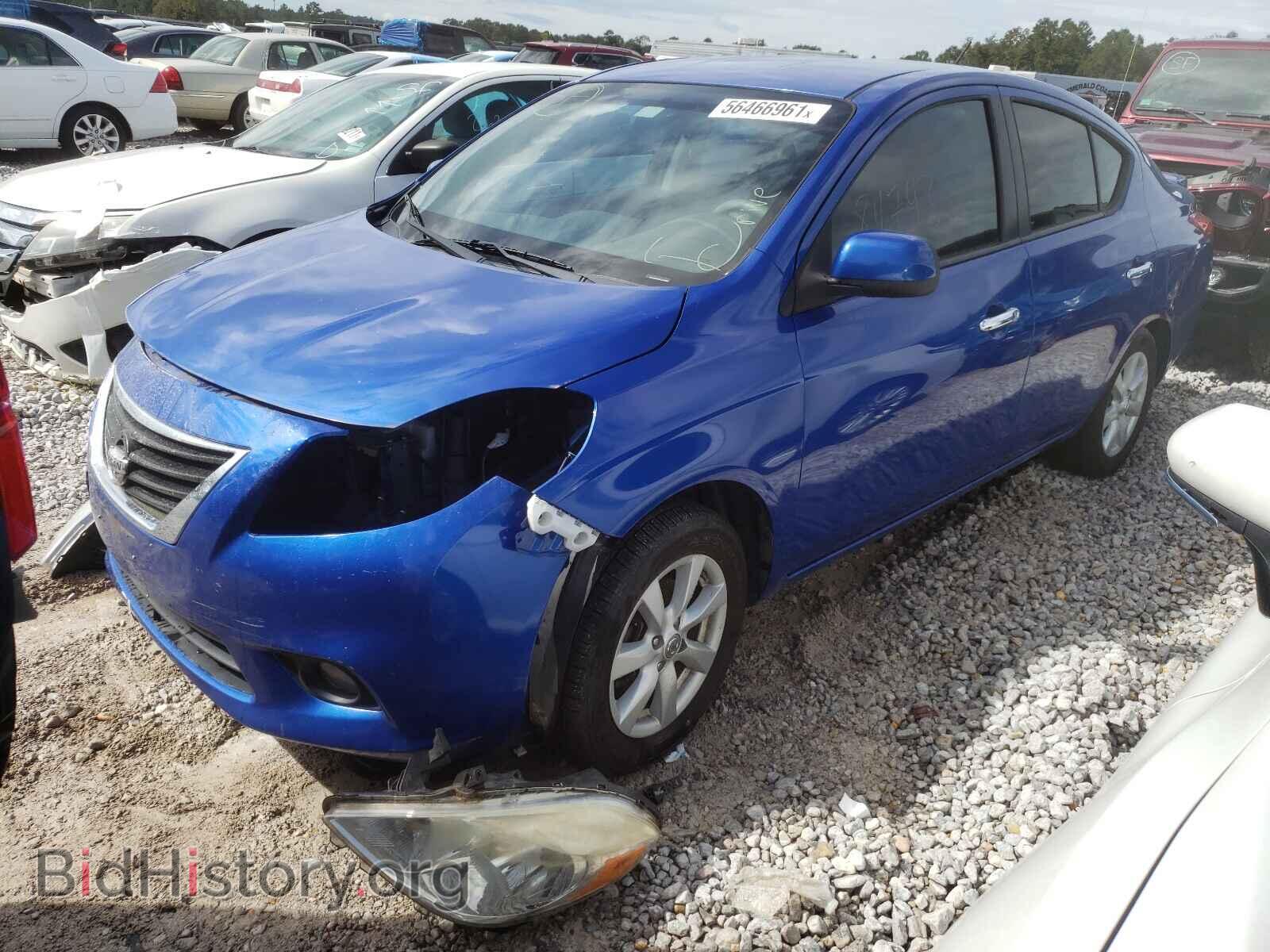 2013 NISSAN VERSA - VIN: 3N1CN7AP2DL848587 - Фото 2