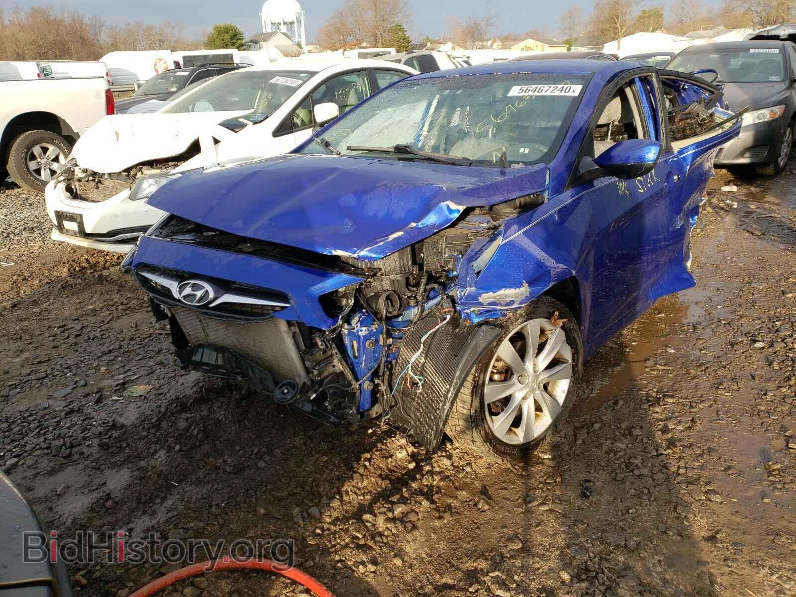 2013 HYUNDAI ACCENT - VIN: KMHCU4AE5DU380143 - Фото 2
