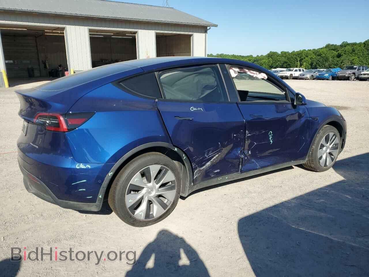 2022 TESLA MODEL Y - VIN: 7SAYGDEE1NA020177 - Фото 3