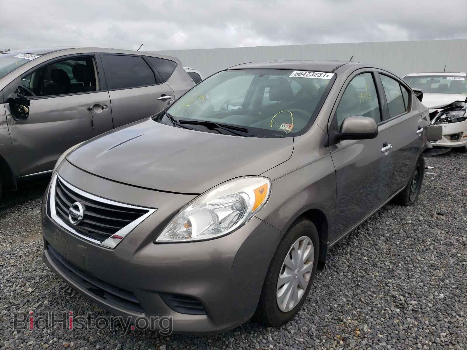 2014 NISSAN VERSA - VIN: 3N1CN7AP1EK456708 - Фото 2