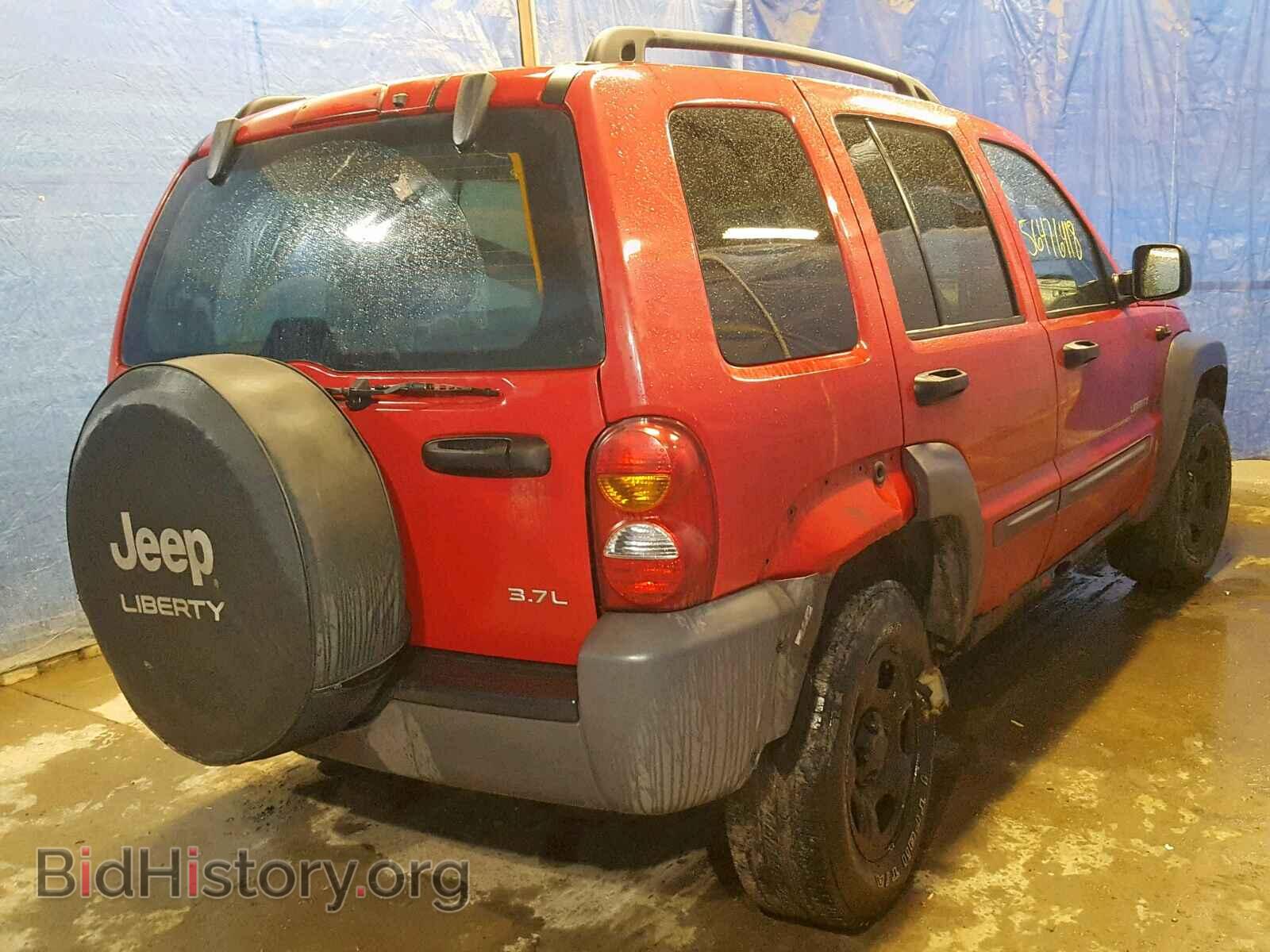 2004 JEEP LIBERTY SP - VIN: 1J4GL48K34W100545 - Фото 4