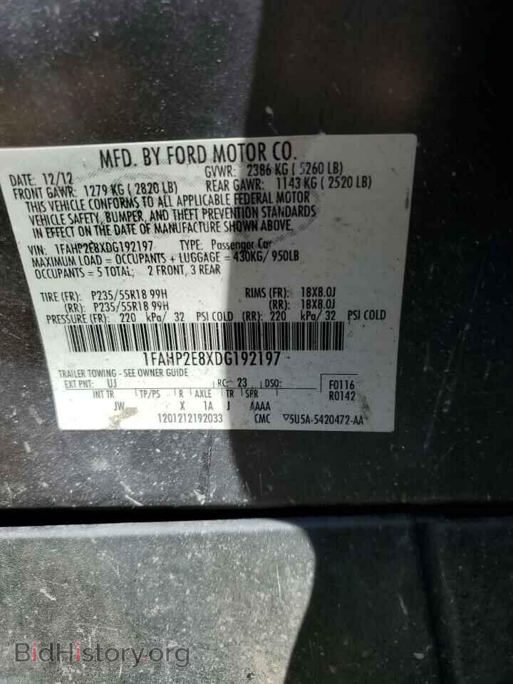 2013 FORD TAURUS - VIN: 1FAHP2E8XDG192197 - Photo 12