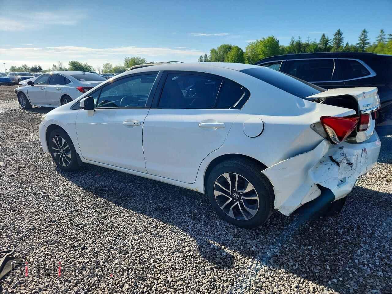 2014 HONDA CIVIC - VIN: 2HGFB2F54EH012482 - Фото 2