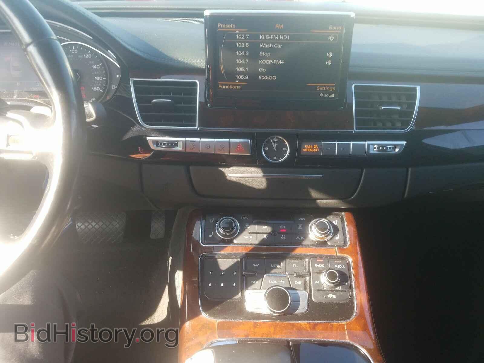 2013 AUDI A8 - VIN: WAURGAFD2DN005483 - Фото 9