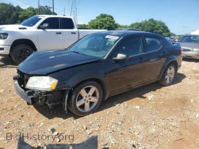 2014 Dodge AVENGER SE, черный — VIN 1C3CDZAG6EN129697, Copart