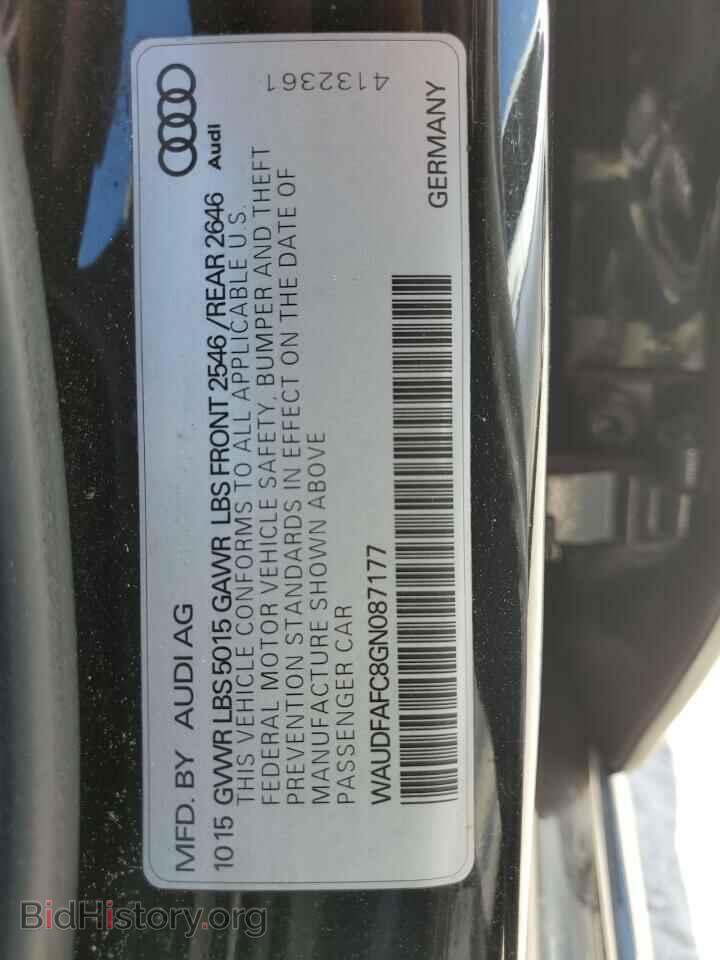 2016 AUDI A6 - VIN: WAUDFAFC8GN087177 - Фото 13