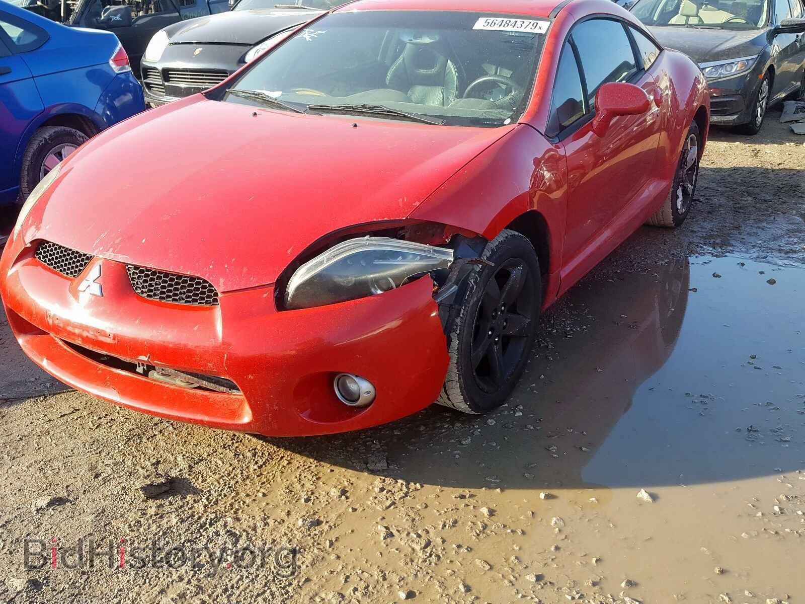 2007 MITSUBISHI ECLIPSE - VIN: 4A3AK24F47E008749 - Фото 2