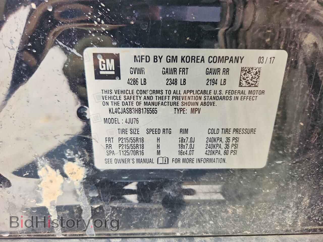 2017 BUICK ENCORE - VIN: KL4CJASB3HB176565 - Photo 14