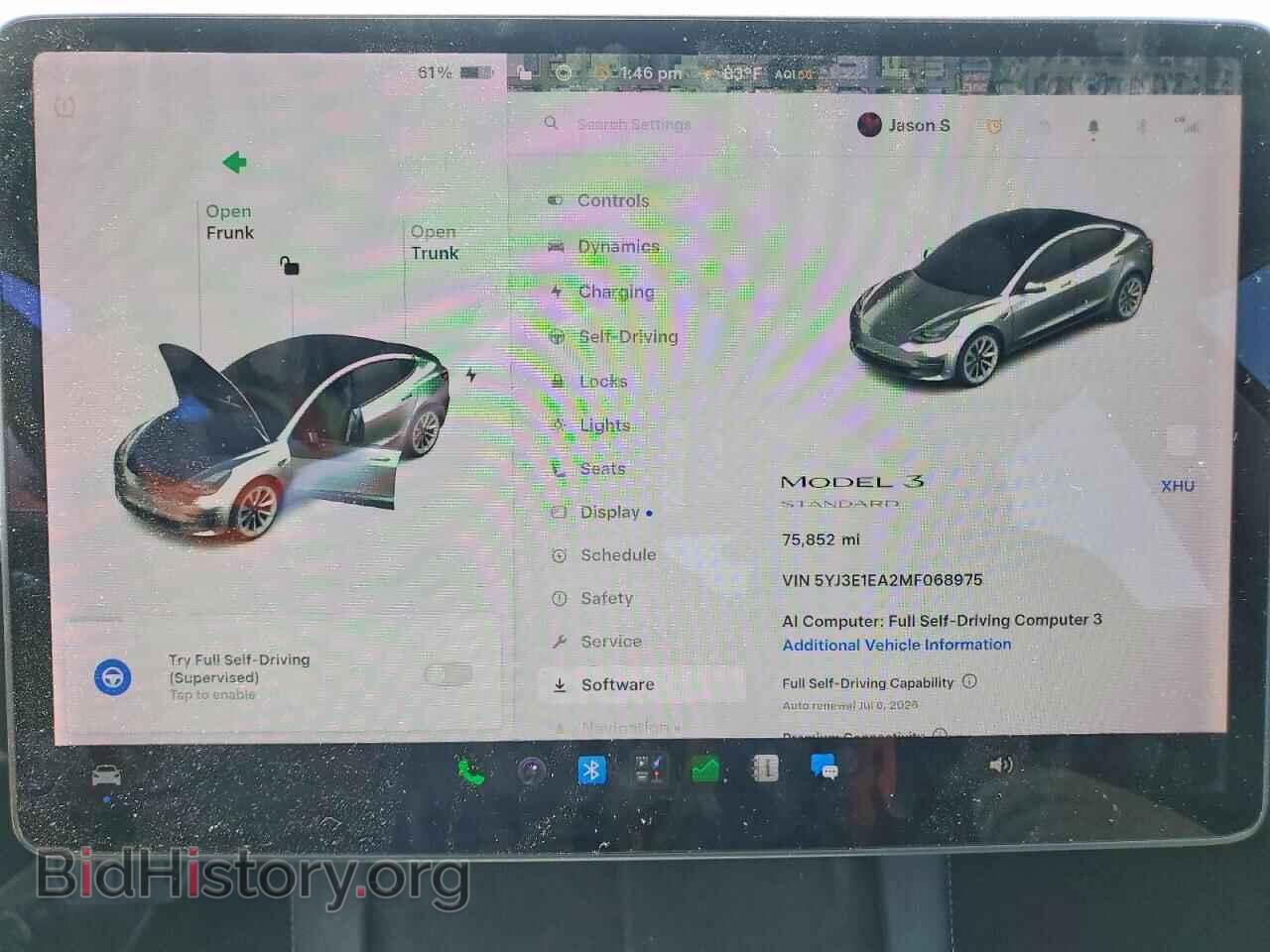 2021 TESLA MODEL 3 - VIN: 5YJ3E1EA2MF068975 - Photo 9