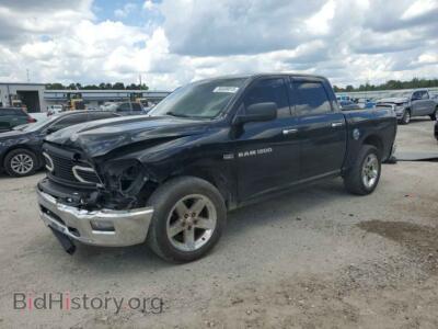 2012 Dodge RAM 1500 SLT, черный — VIN 1C6RD6LT1CS145469, Copart