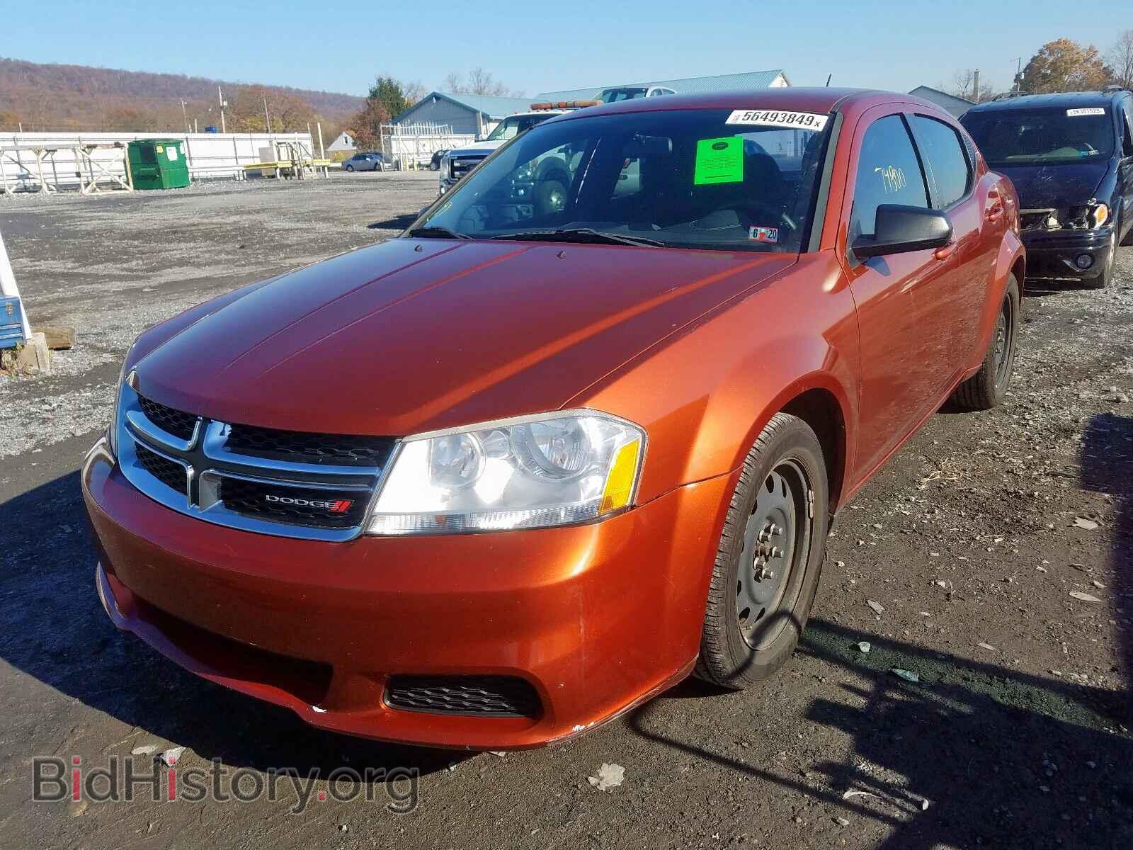 2012 DODGE AVENGER - VIN: 1C3CDZAB9CN259720 - Фото 2