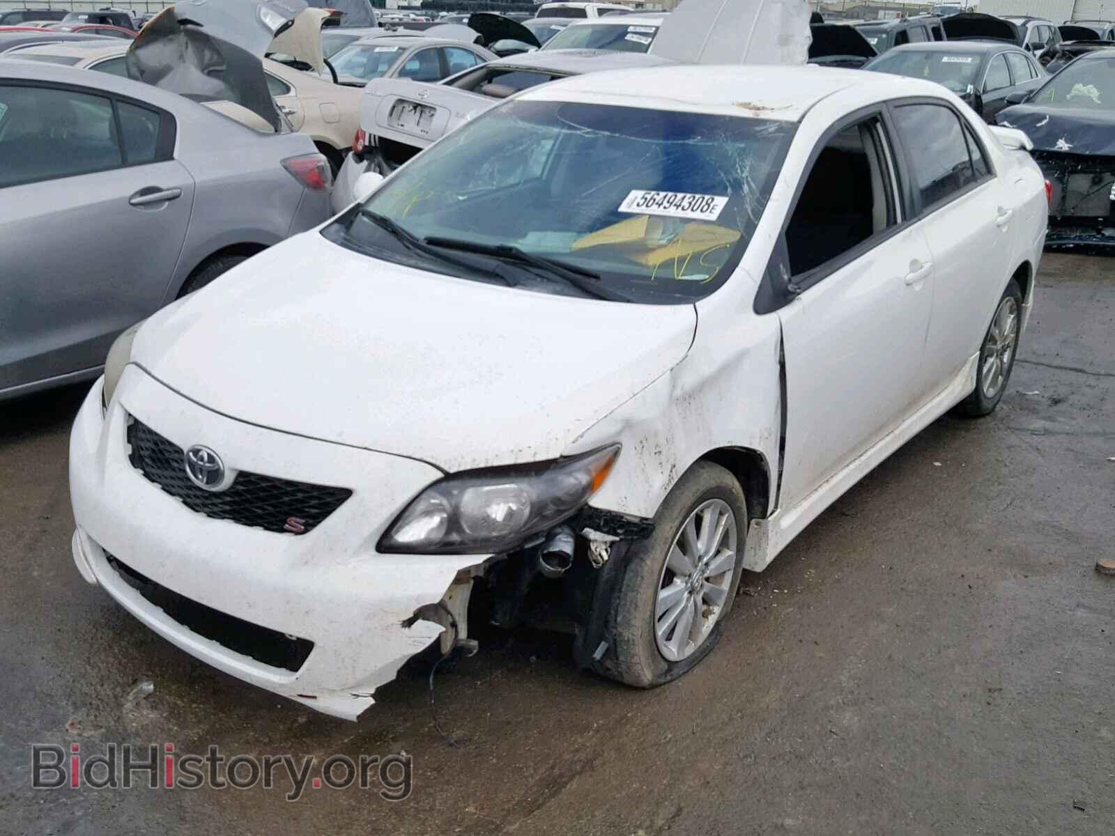 2010 TOYOTA COROLLA BA - VIN: 2T1BU4EE9AC454151 - Фото 2