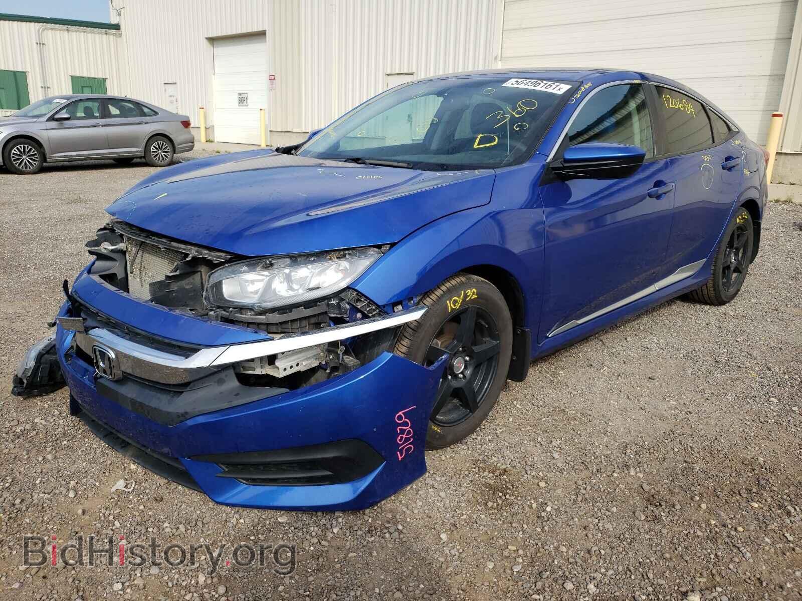 2016 HONDA CIVIC - VIN: 2HGFC2F55GH017514 - Фото 2